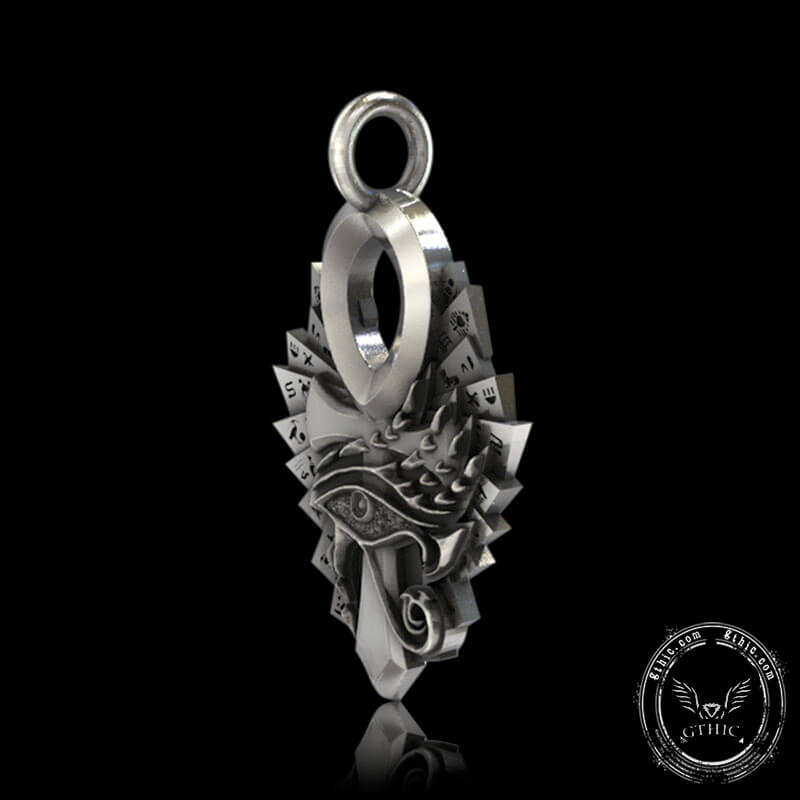 Egypt Symbols Sterling Silver Pendant | Gthic.com