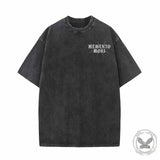 Eternal Grim Reaper Skull Vintage Washed T-shirt | Gthic.com