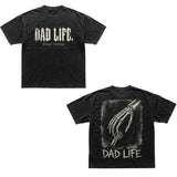 Eternal Guardian Dad Life Nu-Goth Vintage Washed T-shirt | Gthic.com