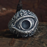Evil Eye Skull Sterling Silver Hardcore Biker Ring | Gthic.com