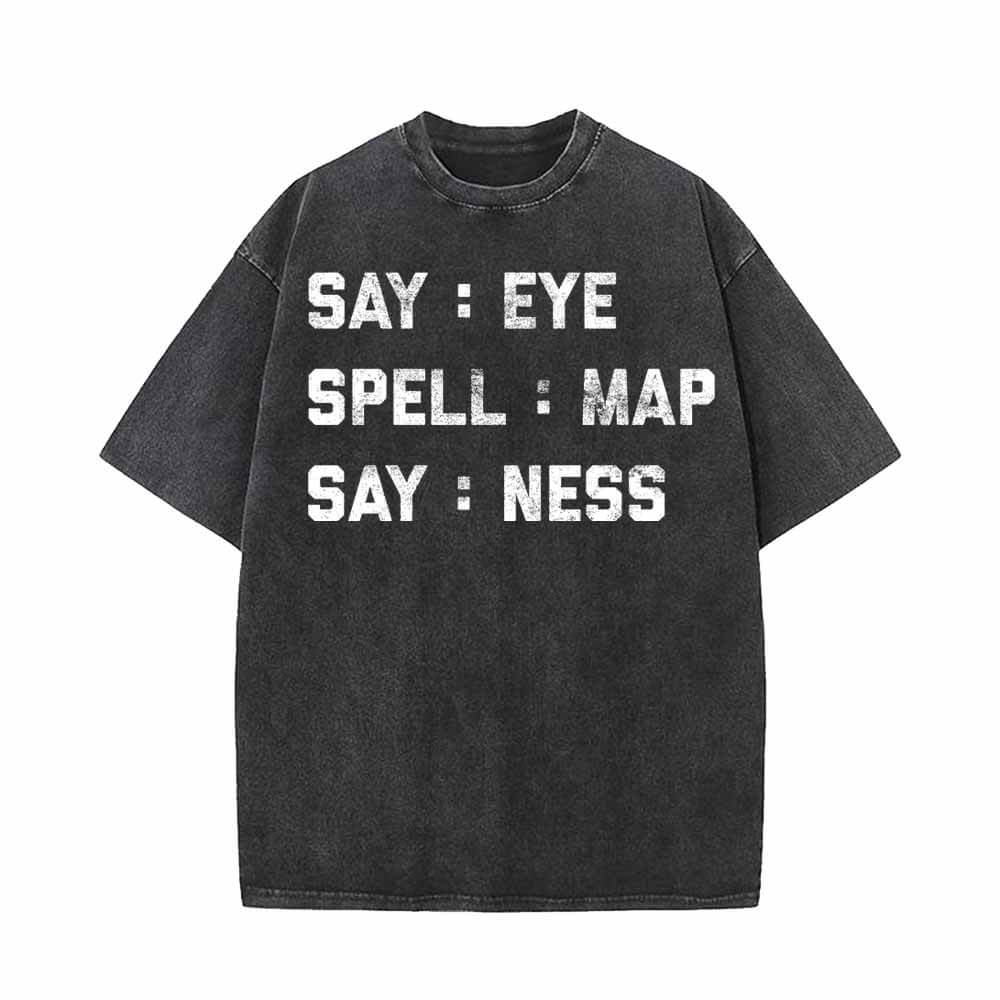 Eye Map Ness Offensive Funny T-shirt Vest Top | Gthic.com