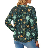 Fairy Flower Fire Butterfly Sweater