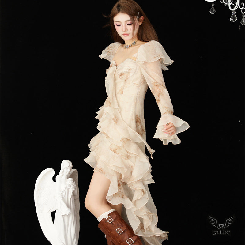 Fairy Irregular High Waist Dress | Gthic.com