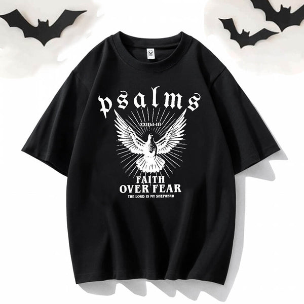 Faith Over Fear Eagle Short Sleeve T-shirt | Gthic.com