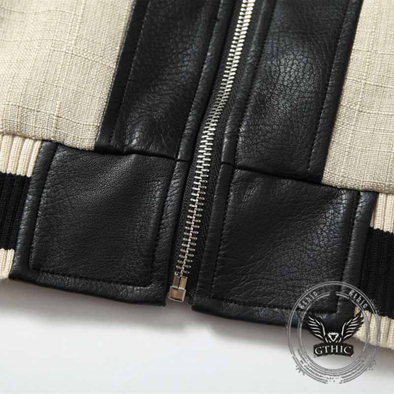 Fashion Angel Wing Statue Print PU Leather Jacket