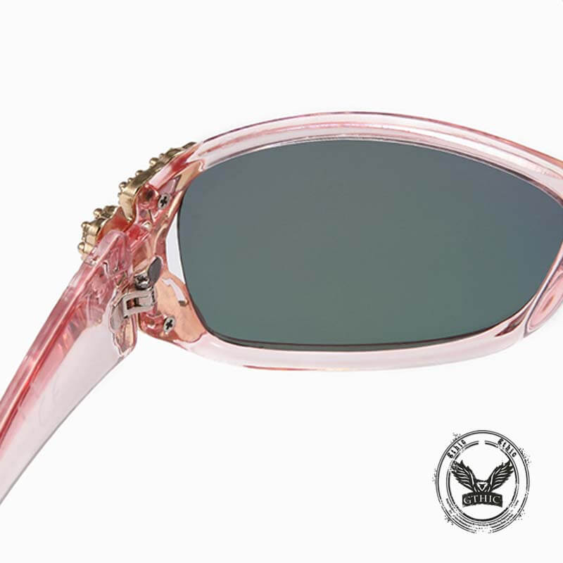 Fashion Butterfly Decorated Polarized PC Sunglasses
