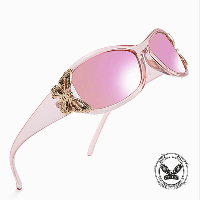 Fashion Butterfly Decorated Polarized PC Sunglasses 02 | Gthic.com
