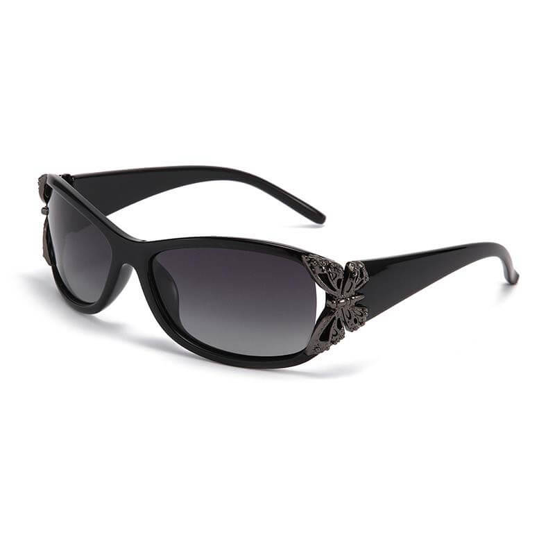 Fashion Butterfly Decorated Polarized PC Sunglasses