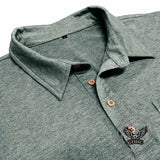 Fashion Casual Short-Sleeved Lapel Polo Shirt