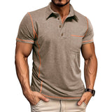 Fashion Casual Short-Sleeved Lapel Polo Shirt 02 | Gthic.com