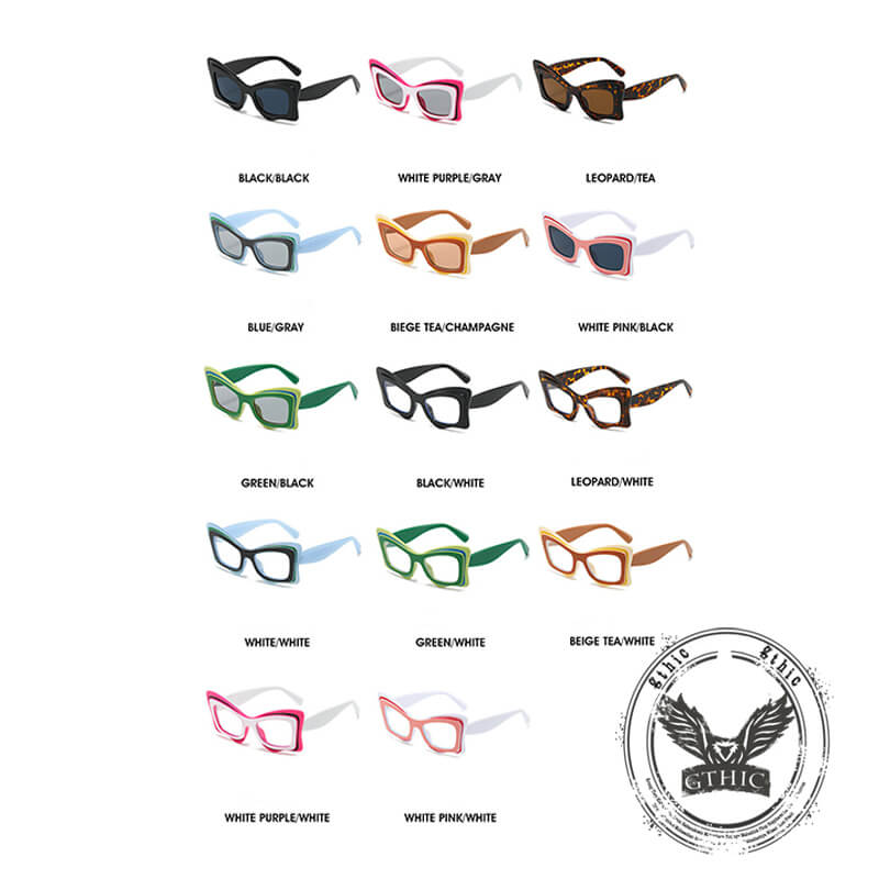 Fashion Cat-Eye UV Protection PC Sunglasses | Gthic.com