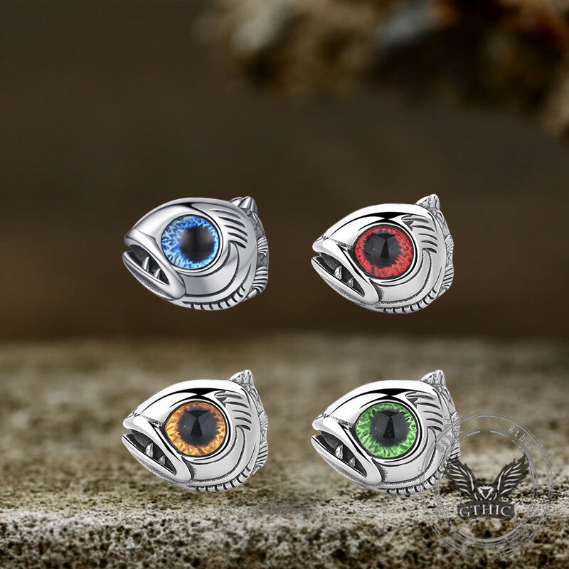 Fashion Fish Gem Eyes Stainless Steel Animal Ring | Gthic.com
