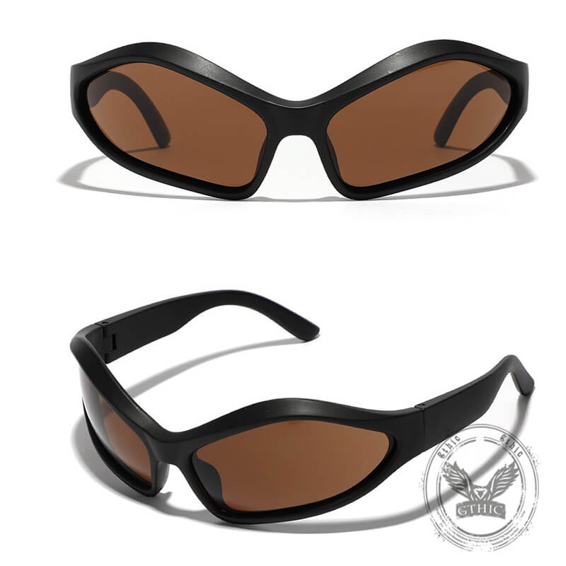 Fashion Future Style Y2K UV-Proof PC Cycling Sunglasses | Gthic.com