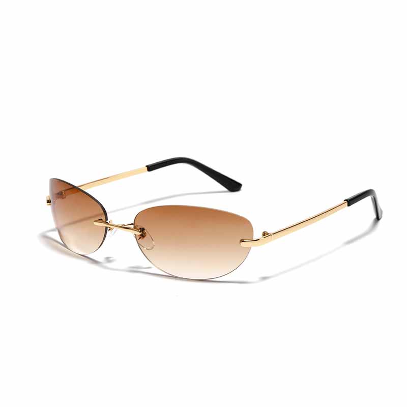 Fashion Futuristic Y2K Frameless PC Sunglasses