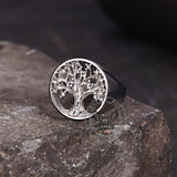 Valknut Raven Edelstahl Wikinger Ring