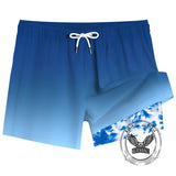 Fashion Gradient Loose Double Layer Surf Beach Shorts | Gthic.com