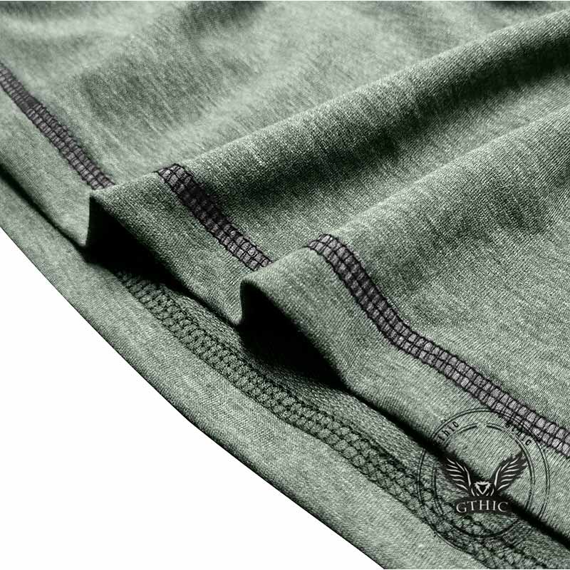 Fashion Half-Zip Stand-Up Collar Color-Blocked Top