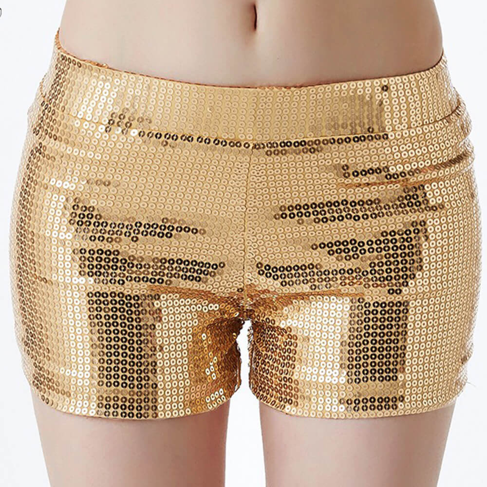 Fashion Hip-Hop Solid Color Sequin Shorts 03 | Gthic.com