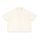 Fashion Hollow Mesh Crochet See-through Lace Shirt | Gthic.com