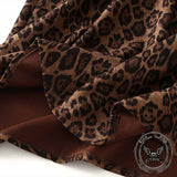 Fashion Leopard Print High-Waisted Fishtail Skirt