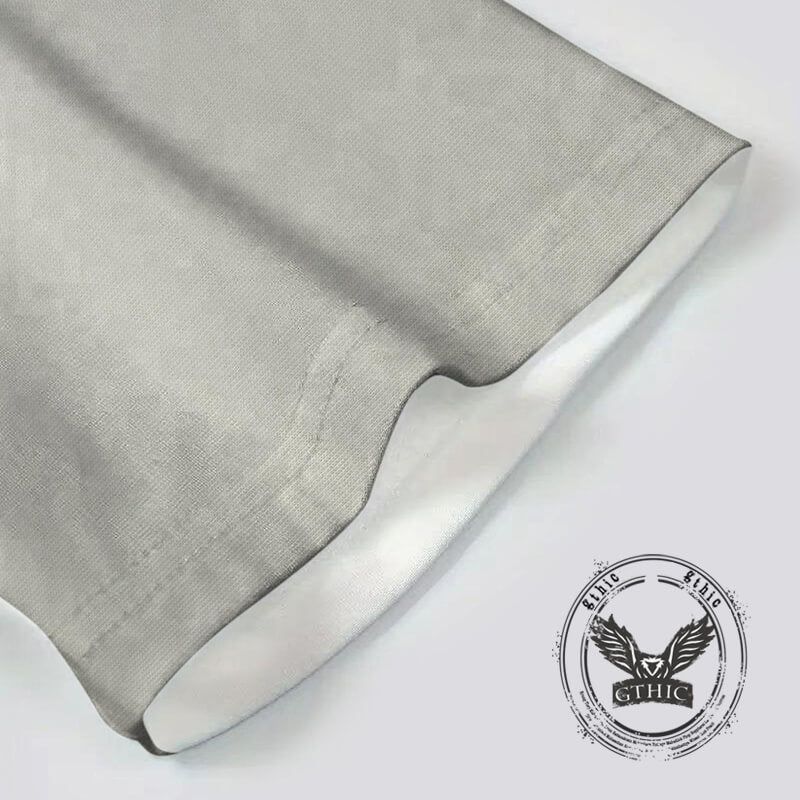 Fashion Loves American Flag Print Crew Neck T-Shirt | Gthic.com