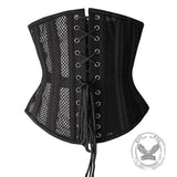 Fashion Mesh Lace-Up Court Corset | Gthic.com