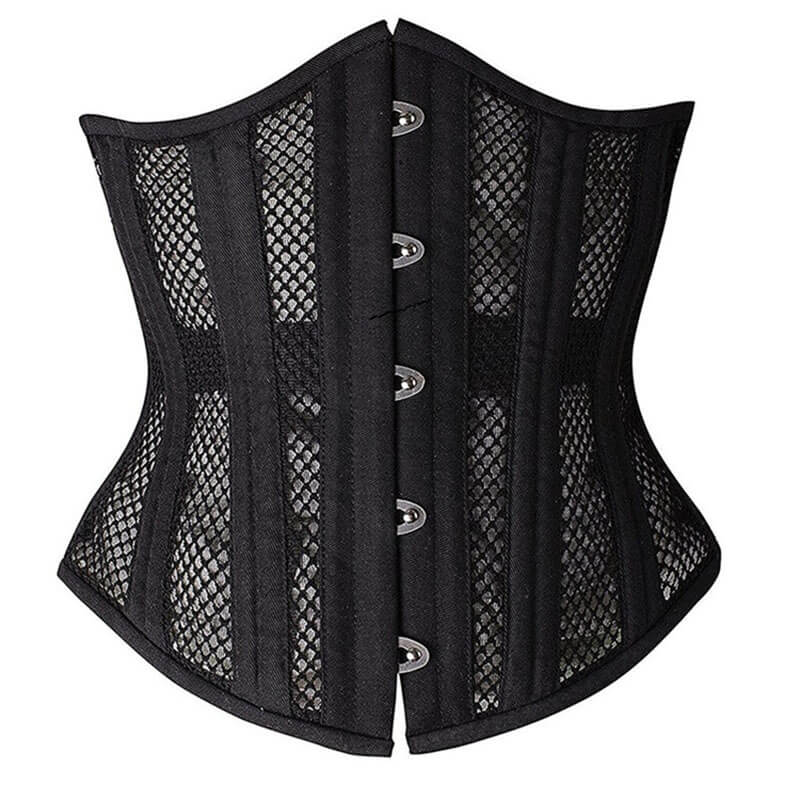 Fashion Mesh Lace-Up Court Corset | Gthic.com