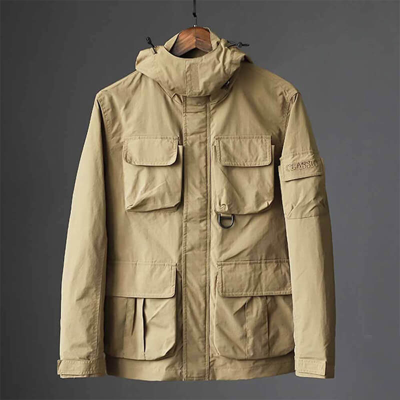 Multi-Pocket Wear-Resistant Windproof Waterproof Work Jacket โ GTHIC