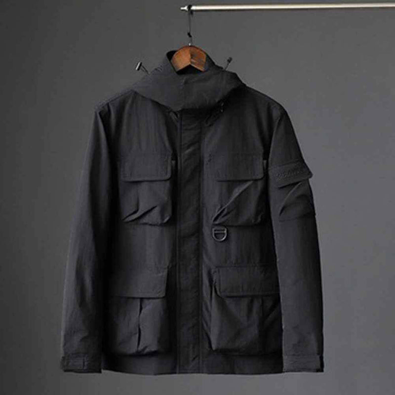 Fashion Multi-Pocket Wear-Resistant Men's Work Jacket