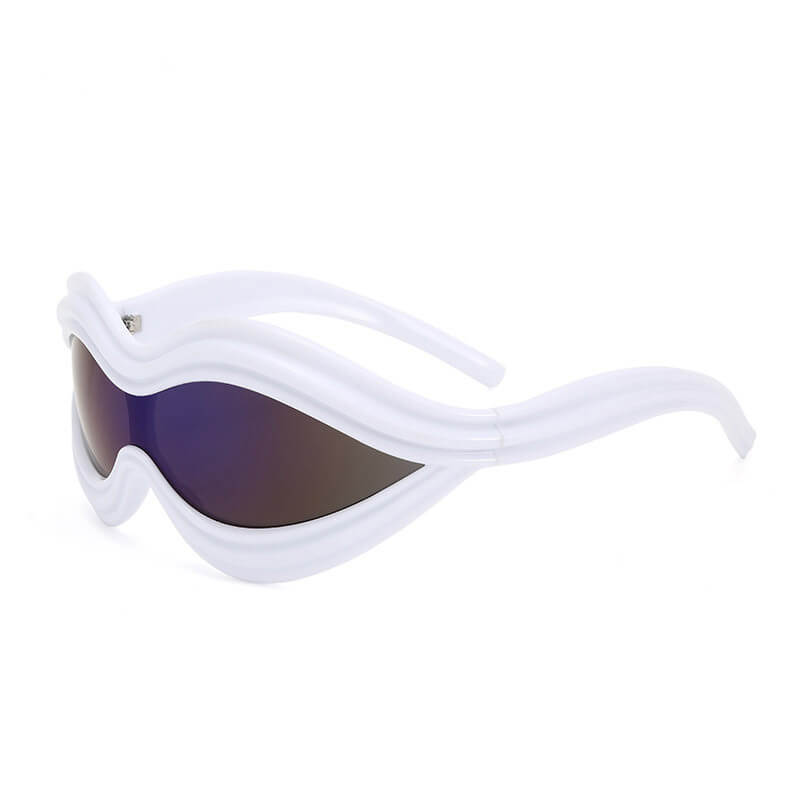 Fashion One-Piece UV Protection PC Sunglasses | Gthic.om