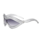 Fashion One-Piece UV Protection PC Sunglasses | Gthic.om