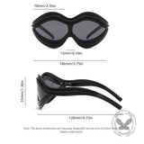 Fashion One-Piece UV Protection PC Sunglasses | Gthic.om