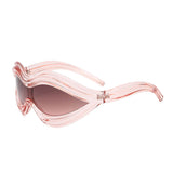 Fashion One-Piece UV Protection PC Sunglasses | Gthic.om