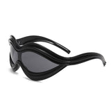 Fashion One-Piece UV Protection PC Sunglasses | Gthic.om