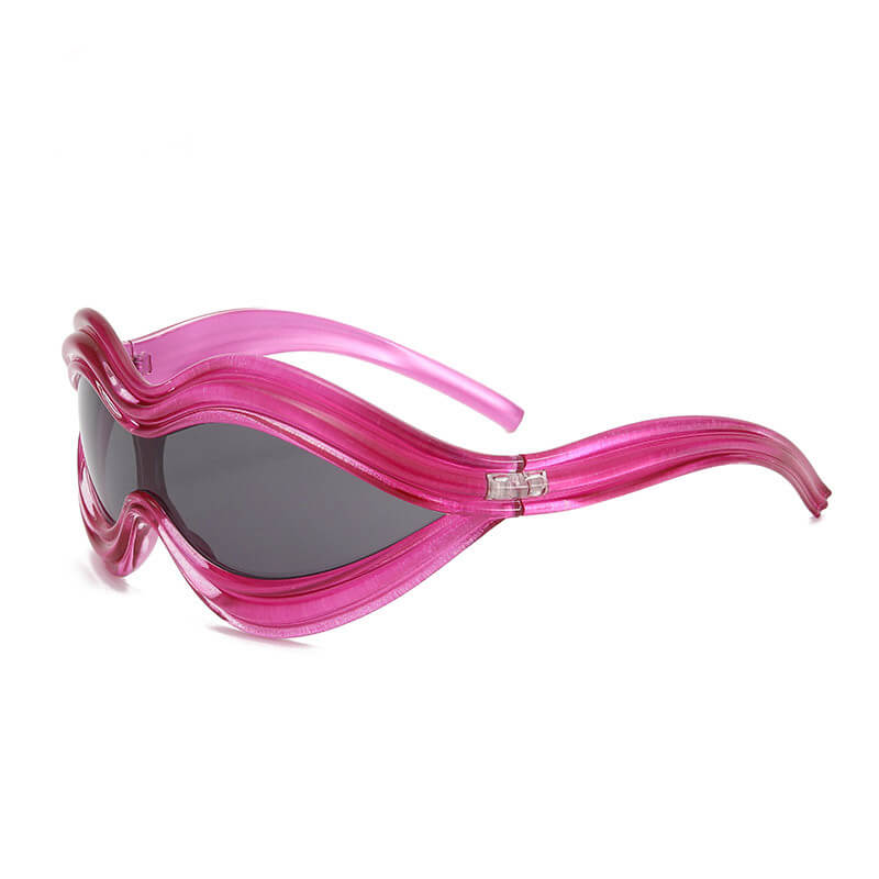 Fashion One-Piece UV Protection PC Sunglasses | Gthic.om