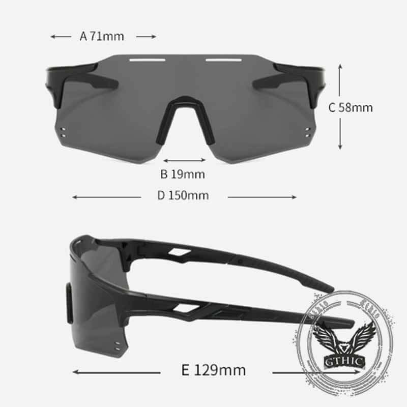 Fashion Outdoor Color-Changing Sports Sunglasses