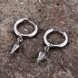 Fashion Rhombus Stainless Steel Dangle Earrings