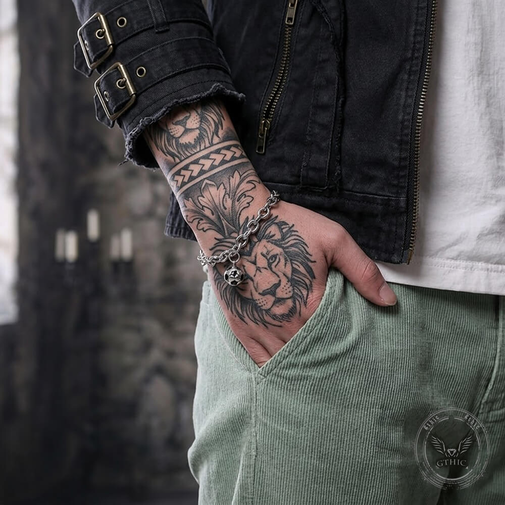 Fashion Soccer Pendant Stainless Steel Fans Bracelet | Gthic.com