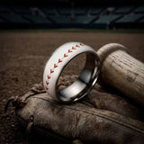 Fashion Sports Ball Pattern Stainless Steel Ring