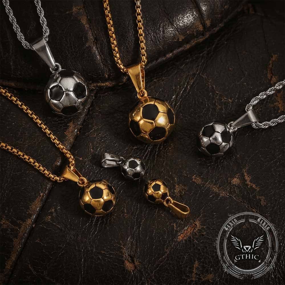 Fashion Sports Soccer Stainless Steel Pendant | Gthic.com