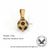 Fashion Sports Soccer Stainless Steel Pendant