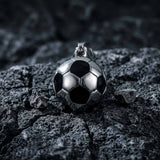 Fashion Sports Soccer Stainless Steel Pendant