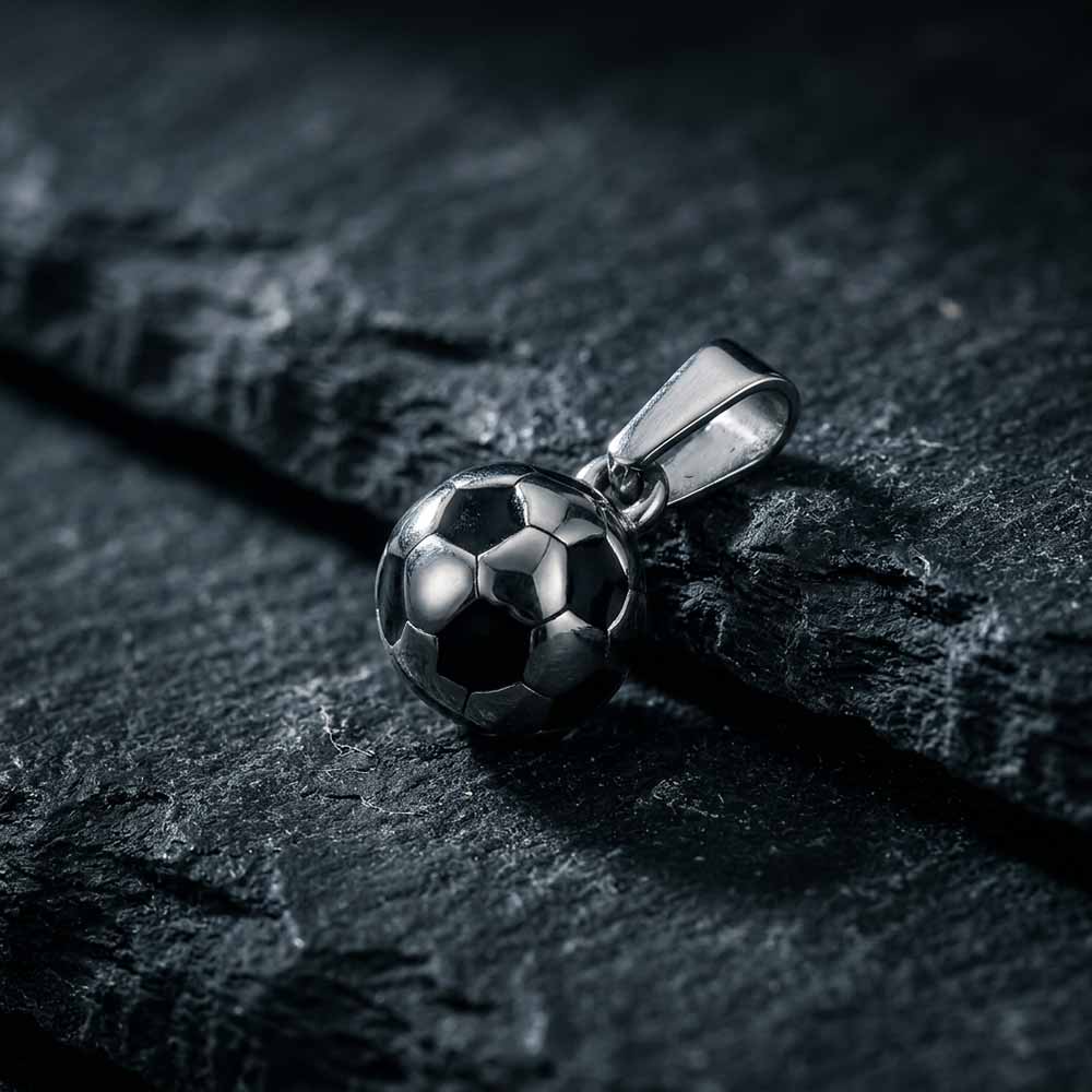 Fashion Sports Soccer Stainless Steel Pendant