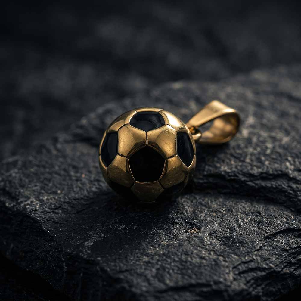 Fashion Sports Soccer Stainless Steel Pendant
