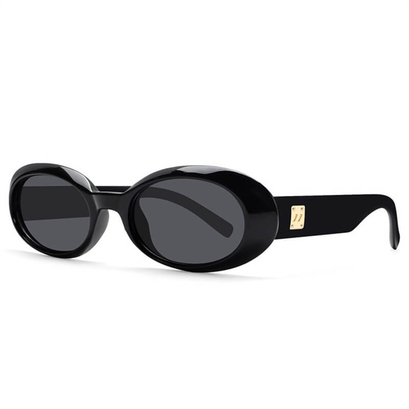Fashion Street Retro Oval Frame PC Sunglasses 01 | Gthic.com