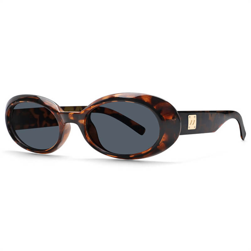 Fashion Street Retro Oval Frame PC Sunglasses 03 | Gthic.com