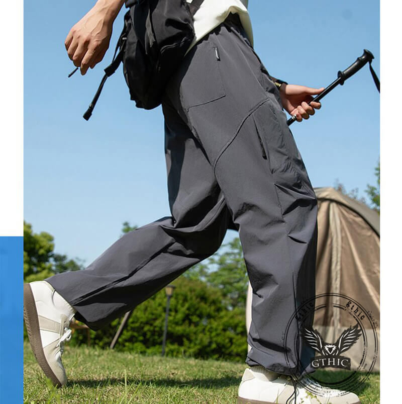 Fashion Thin Quick-Drying Outdoor Sports Straight Pants | Gthic.com