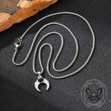 Fashion Turquoise Moon Stainless Steel Pendant | Gthic.com