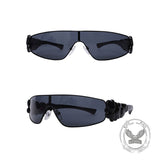 Fashion Y2K Metal Full Frame Heart PC Sunglasses