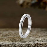 Fashionable Hammered Stainless Steel Spinner Ring | Gthic.com